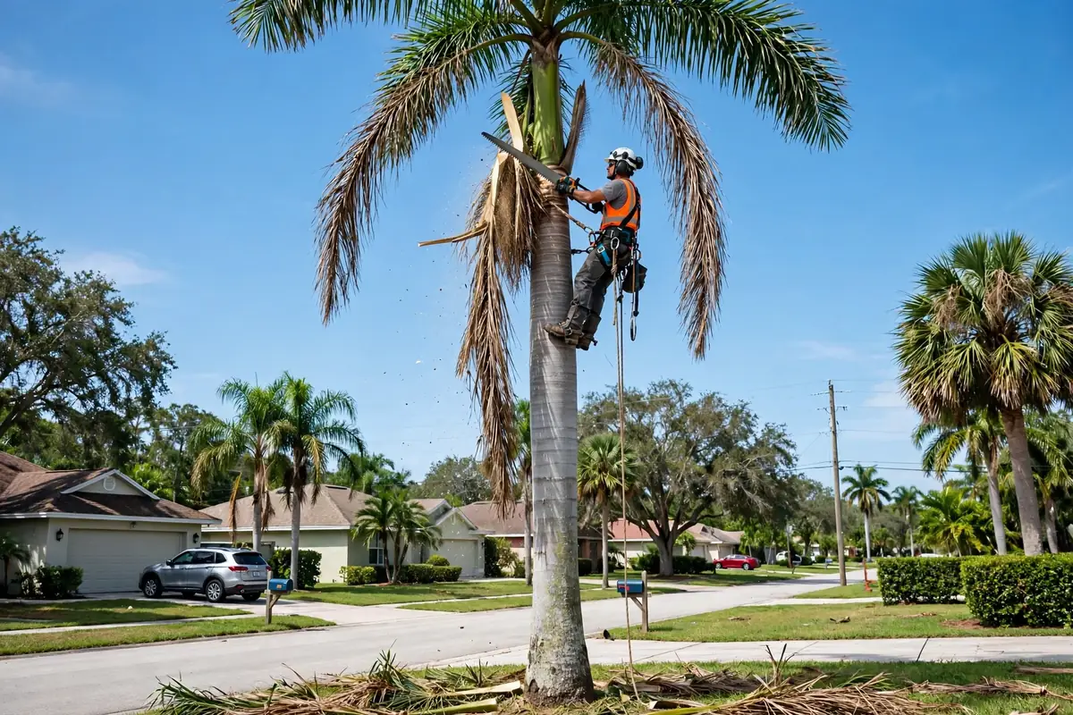 Tree Service Cape Coral FL — crew at work in Lehigh Acres Florida
